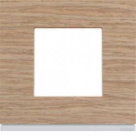 Πλαίσιο 2 Στοιχείων Καφέ Δρυς Gallery WXP4702 HAGER