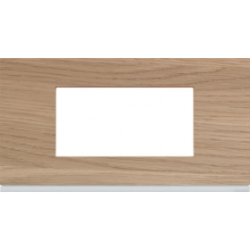 Πλαίσιο 4 Στοιχείων Καφέ Δρυς Gallery WXP4704 HAGER