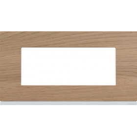 Πλαίσιο 5 Στοιχείων Καφέ Δρυς Gallery WXP4705 HAGER