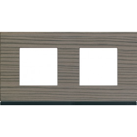 Πλαίσιο 4 Στοιχείων Σε 2 Θέσεις Οριζόντιο Γκρί Gallery WXP4812 HAGER