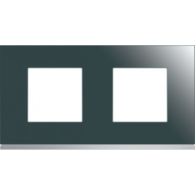 Πλαίσιο 4 Στοιχείων Σε 2 Θέσεις Οριζόντιο Γκρι Gallery WXP5012 HAGER