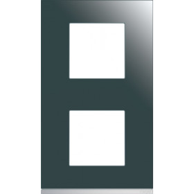 Πλαίσιο 4 Στοιχείων Σε 2 Θέσεις Κάθετο Γκρι Gallery WXP5042 HAGER