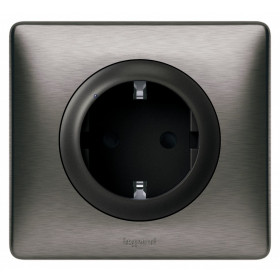 Πρίζα Σούκο ZigBee Γραφίτης 064838 Celiane with Netatmo®