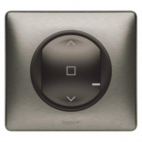 Ενσύρματος Διακόπτης Ρολών Γραφίτης 064896A Celiane with Netatmo®