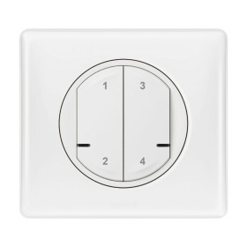 Ασύρματος Διακόπτης 4 Σεναρίων Λευκό 067755 Celiane with Netatmo®