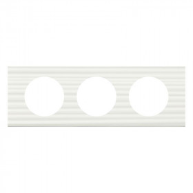 Πλαίσιο 3 Θέσεων Materials Λευκό Corian Celiane™ 069013 LEGRAND