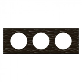 Πλαίσιο 3 Θέσεων Materials Μαύρο Corian Celiane™ 069023 LEGRAND