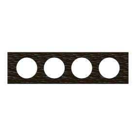 Πλαίσιο 4 Θέσεων Materials Μαύρο Corian Celiane™ 069024 LEGRAND