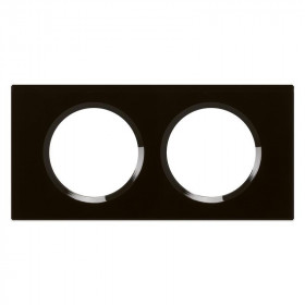 Πλαίσιο 2 Θέσεων Materials Γραφίτης Γυαλί Celiane™ 069302 LEGRAND