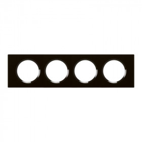 Πλαίσιο 4 Θέσεων Materials Γραφίτης Γυαλί Celiane™ 069304 LEGRAND