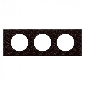Πλαίσιο 3 Θέσεων Materials Pixel Δέρμα Celiane™ 069453 LEGRAND