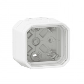 Κουτί 1 Θέσης Επίτοιχο Λευκό Plexo 069689L LEGRAND