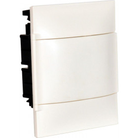 Πίνακας Χωνευτός 1 Σειράς 8 Στοιχείων Λευκός Αδιάφανη Πόρτα PRACTIBOX S 134148 LEGRAND