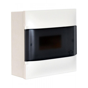 Πίνακας Επίτοιχος 1 Σειράς 8 Στοιχείων Λευκός Αδιάφανη Πόρτα PRACTIBOX S 134218 LEGRAND