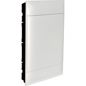 Πίνακας Γυψοσανίδας 3 Σειρών 18 Στοιχείων Λευκός Αδιάφανη Πόρτα PRACTIBOX S 137168 LEGRAND