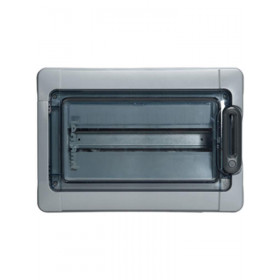 Πίνακας Επίτοιχος 1 Σειρών 18 Στοιχείων Γκρί Διάφανη Πόρτα IP65 PLEXO 601985 LEGRAND