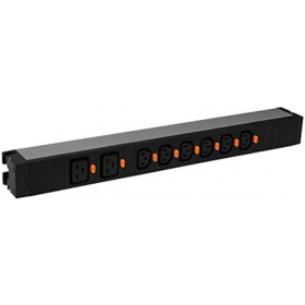 Πολύπριζο 1U 19" 8 Θέσεων Χωρίς Καλώδιο 646809 LEGRAND