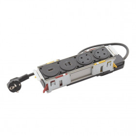 Πολύπριζο Γραφείου 2 Σούκο,2 USB Και HDMI Μαύρο 654751 LEGRAND
