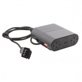 Επέκταση Πολύπριζου Γραφείου 4 Σούκο,4 USB Και Καλώδιο HDMI Μαύρο 1,5m 654889 LEGRAND