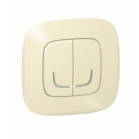 Ενσύρματος Διακόπτης Διπλός Κρέμ 752688 Valena Allure with Netatmo®