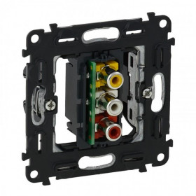 Μηχανισμός Πρίζας Ήχου 3ΧRCA Valena™ 753075 LEGRAND