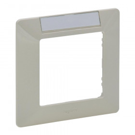 Πλαίσιο 1 Θέσης Με Ετικέτα Κρέμ Valena™  Life 754051 LEGRAND