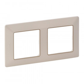 Πλαίσιο 2 Θέσεων Κρέμ Με Χρυσό Valena™  Life 754062 LEGRAND