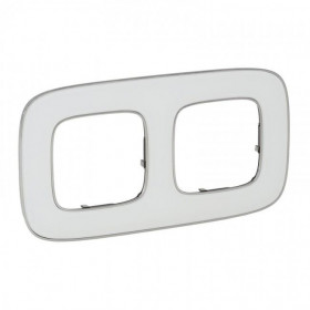 Πλαίσιο 2 Θέσεων Mirror Λευκό Valena™Allure 754422 LEGRAND