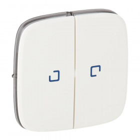 Μετώπη 2 Πλήκτρων Φωτεινής Λειτουργίας Λευκό Valena™Allure 755225 LEGRAND