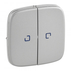 Μετώπη 2 Πλήκτρων Φωτεινής Λειτουργίας Αλουμίνιο Valena™Allure 755227 LEGRAND