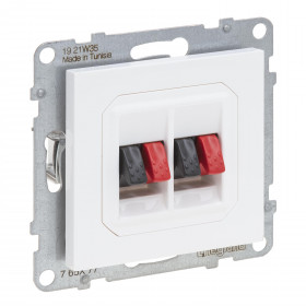 Πρίζα Ηχείων 2 Εξόδων Λευκό Seano™ 765177 LEGRAND