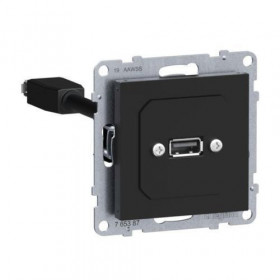 Μηχανισμός Πρίζας USB Μαύρο Seano™ 765387 LEGRAND