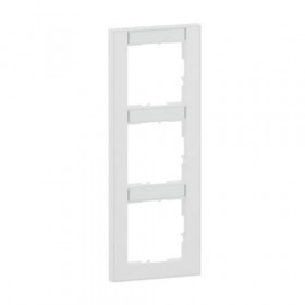 Πλαίσιο 3 Θέσεων Κάθετο Με Ετικέτα Λευκό Seano™ 765993 LEGRAND
