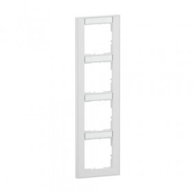 Πλαίσιο 4 Θέσεων Κάθετο Με Ετικέτα Λευκό Seano™ 765994 LEGRAND