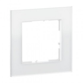 Πλαίσιο 1 Θέσης White Glass Seano™ 766101 LEGRAND