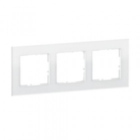 Πλαίσιο 3 Θέσεων White Glass Seano™ 766103 LEGRAND