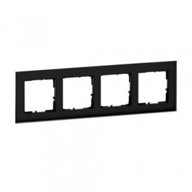 Πλαίσιο 4 Θέσεων Smoked Glass Seano™ 766114 LEGRAND