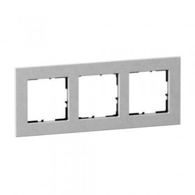 Πλαίσιο 3 Θέσεων Ανοδιώμενο Αλουμίνιο Seano™ 766123 LEGRAND