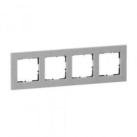 Πλαίσιο 4 Θέσεων Ανοδιώμενο Αλουμίνιο Seano™ 766124 LEGRAND