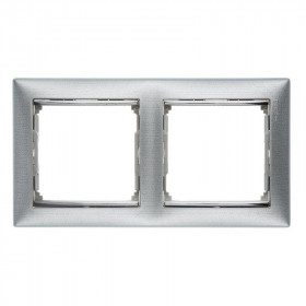 Πλαίσιο 2 Θέσεων Brushed Αλουμίνιο Valena™ 770332 LEGRAND