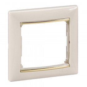 Πλαίσιο 1 Θέσης Κρέμ Με Χρυσό Valena™ 774151 LEGRAND