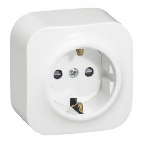 Πρίζα Σούκο Ασφαλείας Λευκό Forix 782411 LEGRAND