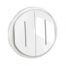 Μετώπη 2 Πλήκτρων Λευκό Ένδειξης Κατάστασης Celiane™ CB2007 LEGRAND