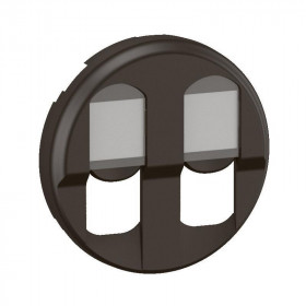 Μετώπη Πρίζας Διπλής Data Μαύρο Celiane CN2346 LEGRAND