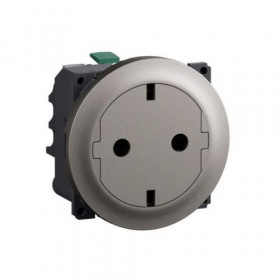 Πρίζα Σούκο Flat Design Τιτάνιο Celiane™ CT0122 LEGRAND