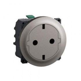 Πρίζα Σούκο Flat Design Τιτάνιο Celiane™ CT0122 LEGRAND