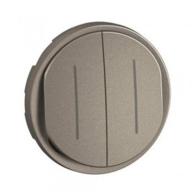 Μετώπη 2 Πλήκτρων Τιτάνιο Ένδειξης Κατάστασης Celiane™ CT2007 LEGRAND