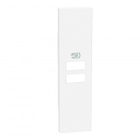 Μετώπη Πρίζας Διπλής USB 1 Στοιχείου Λευκό KW13C LivingNow BTICINO