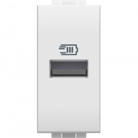 Πρίζα Φόρτισης USB TypeA 1 Στοιχείου Λευκό N4191A BTICINO