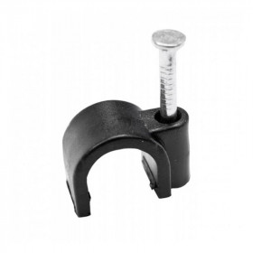 Στηρίγματα Καλωδίων Ρόκα 6/25 (100τμχ) Μαύρο VIOKAR